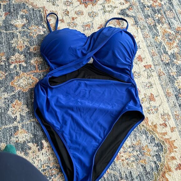 Other - Padded one piece cutout bathing suit